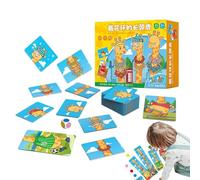 Cartes didactiques, cartes didactiques de soustraction | Cartes didactiques de mathématiques de girafe Cartes didactiques et soustraction - Jeu éducatif interactif de puzzle d'auto-test pa