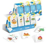 Cartes didactiques de lecture, d'apprentissage pour la construction de prières, 78 cartes de bureau avec mots en anglais, fournitures éducatives spéciales pour d'âge préscolaire