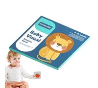 Cartes didactiques de stimulation visuelle, cartes didactiques à contraste élevé | Carte de développement cérébral de stimulation visuelle | Cartes de stimulation visuelle pour Carte avec