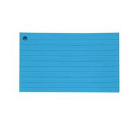 Cartes d'index lignées, cartes de présentation, notes d'étude, révisions vierges pour bureau, maison et école doublées avec anneaux de reliure, vocabulaire d'étude pour étudiants