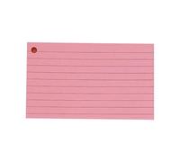 Cartes d'index lignées colorées avec anneaux de reliure, cartes de notes, fournitures de jeu, fournitures scolaires de bureau pour étudier, lignées avec anneaux de liaison vocabulaire