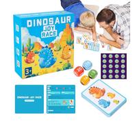 Cartes Dinosaures | Ensemble De Dés Colorés pour Le Bureau | Jeux de Mathématiques pour la Maternelle avec des Dés Colorés | pour Garçons et Filles à la Maison École et Fête