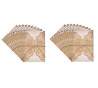Cartes d'Invitation de Mariage,20 Pack Rétro Découpé au Laser avec Feuilles Intérieures en Papier Kraft Vierge Enveloppe et Ficelle de Jute à Main Carte de Vintage pour Anniversaire Noël Fête