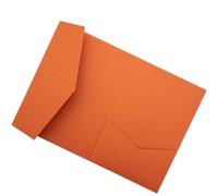 Cartes D'invitation De Mariage Kit de cartes d'invitation de mariage à trois volets découpées au Laser, 50 roses, enveloppe d'invitation de poche(Terracotta,Blank set)