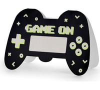 Cartes d'invitation Gamepad 16x11,5cm 6pcs Noir / Blanc