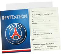 Cartes d'invitation Paris Saint-Germain Article sous licence bleu-rouge-blanc