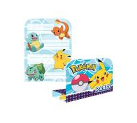 Cartes d'Invitation Pokémon - NO NAME - 8 Cartes avec Enveloppes - Blanc
