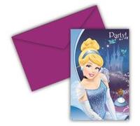 Cartes d'Invitations Cendrillon™ or G