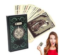 Cartes d'oracle, cartes métaphores à jouer pour la création de cartes, accessoires éducatifs, au design sophistiqué, jeu de société pour la famille et les amis
