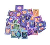 Cartes D'oracle D'ange En Cristal Cartes De Tarot À La Mode Durables Avec La Belle Peinture 44 Pièces/1 Boîte