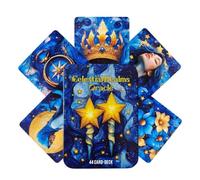 Cartes d'oracle de divination - Exploration spirituelle - Anglais inspirant | Cartes d'oracle céleste avec significations pour dortoir, réunions, voyages, méditation, filles, adolescentes, étudiants