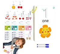 Cartes d'orthographe, Reconnaissance de l'alphabet et Jeu de Mots à Vue, Cartes Flash d'écriture de Mots et d'orthographe, Ensemble d'outils éducatifs préscolaires pour garçons et Filles