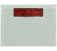 Cartes Dozio enveloppe autocollante porte-documents, 1000 pièces
