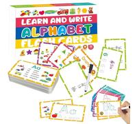 Cartes Éducatives Alphabet | Cartes d'apprentissage Sensoriel Lettres Enfant | Reconnaissance des Lettres pour École Maison Jardin d'
