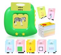 Cartes éducatives, Carte Parlante Montessori Français, Jouets éducatifs 2 Ans Jeunes Enfant Jouet Bebe Jeu Garcon Fille de 1 à 6 Ans pour écouter et Apprendre 384 Mots (Français/Anglais/Bilingue)