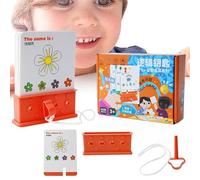 Cartes éducatives Flash, Cartes éducatives d'âge préscolaire | Cartes Flash éducatives polyvalentes,Penser aux Jeux d'entraînement, Jouets pour créatifs pour la Maison, l'école, la Maternelle
