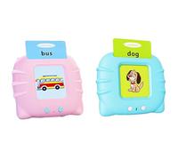 Cartes éducatives,Flash Jouets pour Jeunes Enfants de 1 à 6 Ans, préscolaires pour Enfants pour écouter et Apprendre 224 Mots ，Français - Anglais (Style aléatoire 1pcs)