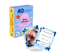 Cartes éducatives I Cartes Flash I Matériel de vocabulaire, Lecture et écriture I Cartes Enfants, Famille, Ecole I A partir de 18 Mois (Océans)