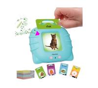 Cartes éducatives,Jouets éducatifs pour Jeunes Enfants de 1 à 6 Ans, Jouets préscolaires pour écouter 224 Mots (Bleu français)