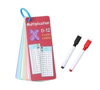 Cartes éducatives mathématiques Cartes mémoires mathématiques Faits mathématiques Cartes flash Aide à l'apprentissage Cartes d'entraînement multiplication Outil éducatif pour enfants