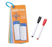 Cartes éducatives mathématiques Cartes mémoires mathématiques Faits mathématiques Cartes flash Aide à l'apprentissage Cartes d'entraînement multiplication Outil éducatif pour enfants