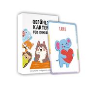 Cartes émotionnelles pour enfants [32 cartes d'apprentissage + textes explicatifs] - Cartes émotionnelles pour favoriser le développement émotionnel et une bonne sensation - Cartes émotionnelles à