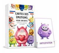 Cartes émotions Enfant - 32 Cartes éducatives illustrées, Jeu éducatif Gestion émotions, empathie et Communication, Cartes pédagogiques Maternelle Primaire, Outil éducatif école et Famille