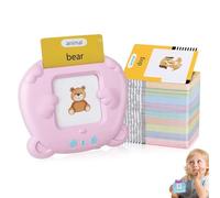 Cartes en Anglais - Jouets d'apprentissage des Premiers Mots pour | Jeu Éducatif De Mots De Vue De Dessin Animé, Cartes Sensorielles Portables pour Les Tout-Petits, Développement du Voca