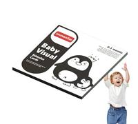 Cartes en noir et blanc, cartes éducatives illustrées à contraste élevé, jouets pour le développement du cerveau, cartes noires pour enfants à partir de 0 m