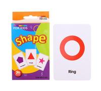 Cartes En Papier Imprimées En Anglais, 36 Pièces/Ensemble, Dessins Animés, Couleurs D'Animaux, Fournitures Scolaires, Maternelle, Primaire, Jouet D'Éveil Pour Bébé, Nouveau Cadeau