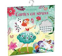 Cartes en strass - Pochette avec 5 cartes et 500 strass - À partir de 6 ans