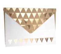 Cartes Et Enveloppes Motif Fanions 10 X 12 Cm 7 Pièces