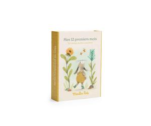 Cartes étapes Mes 12 premiers mois Trois petits lapins