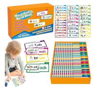 Cartes Flash à Vue, Cartes Flash phoniques | Rhyme Flashcard,Phonics Flashcard Early Educational Sight Word Activity Book Tool pour Les âgés de 4 à 8 Ans