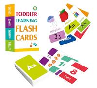 Cartes Flash Alphabet 58PCS - 2,48 * 4,29 * 0,79 Pouces Étanches Apprenez Lettres | Éducatifs pour Tout-Petits pour Tout-Petits Apprennent des Lettres, des Couleu