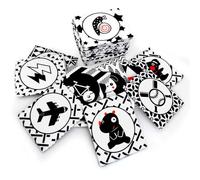 Cartes flash Alphabet - Jouet d'apprentissage élégant | Serbbi onglets alphabétiques | Carreaux alphabétiques légers pour enseigner aux et aux premiers élèves