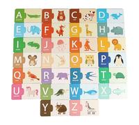 Cartes Flash Alphabet pour Tout-Petits, ressources d'apprentissage AB-C pour de 3 à 4 Ans - Chiffres de l'alphabet, Couleurs, Lettres, activités d'apprentissage des Animaux - Jeu éducatif pour