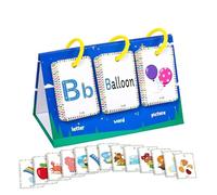 Cartes Flash Alphabétiques Éducatives,Activités éducatives Asile Jeu | Poche pour La Maison Préscolaire Voyage Développer Compétences École Âge 3-8 Ans