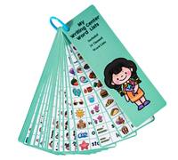 Cartes flash avec des mots pour la vue de la maternelle, Cartes flash de mots haute fréquence | Carte flash pour enrichir votre vocabulaire | Mots visuels d'âge préscolaire lisant flashca