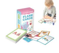 Cartes flash avec mots visuels, Cartes flash parlantes pour , Cartes flash cognitives de 58 pièces Cartes flash avec couleurs alphabétiques - Cartes d'apprentissage préscolaire pour jouets
