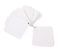 Cartes Flash Blanches Vierges, Rentrée Scolaire, 200 Feuilles Papier | Fiches de Révision, Pré-perforées, Usage Maison et École, Format Pratique, Blanc, Écriture Facile