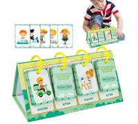 Cartes flash, cartes flash pour cognition d'action, cartes d'apprentissage en anglais pour enfants, jouet de bureau portable pour la fête des enfants, anniversaire, Noël