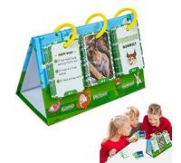 Cartes Flash Cognition d'animaux - 69 cartes amusantes pour boucles d'oreilles réalistes | Apprendre des cartes Flash pour animaux et cognition d'animaux pour le plaisir et l'éducation