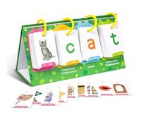 Cartes Flash d'apprentissage pour - d'orthographe de Mots Pours de la Maternelle, Jeu de Fournitures Scolaires avec Anneaux de Cartes pour, Tout-Petits, Filles, garçons
