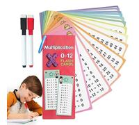 Cartes Flash de Division - Cartes d'entraînement en mathématiques | Nombre de Multiplication de Flash Carđ pour Apprentissage | 15 réécriture de calcul de mathématiques sur Papier Carás avec
