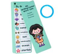 Cartes flash de mots à haute fréquence - mot de vue maternelle pour constructeur de vocabulaire, but préscolaire lecture de mots pour 3 ans garçons filles