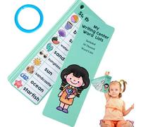 Cartes flash de mots à vue - Constructeur de vocabulaire pour la maternelle, cartes flash d'apprentissage de vocabulaire pour de 3 ans et plus