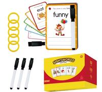 Cartes Flash de vocabulaire fréquents - Jeux éducatifs pour Les d'âge préscolaire et préscolaire, adaptés aux Enseignants, aux activités Scolaires, à la Maison, en Classe et à l'apprentissage