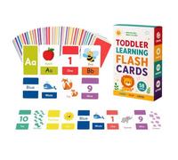 Cartes Flash Didactiques 58 Pièces Jeux éducatifs interactifs | Jouet d'apprentissage des couleurs et des formes pour enfants, filles, maison préscolaire, crèche, salle de classe maternelle