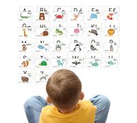 Cartes flash éducatives, Cartes flash anglaises pour ,Cartes flash d'apprentissage des à la maternelle - Cartes d'activités de développement de la langue anglaise pour garçons et filles